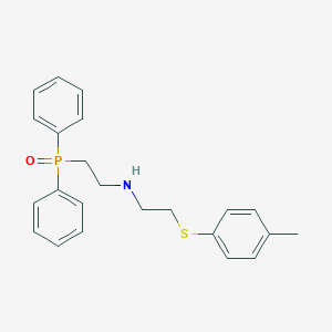 molecular formula C23H26NOPS B6290417 N-[2-(Diphenylphosphinyl)ethyl]-2-[(4-methylphenyl)thio]-ethanamine CAS No. 2565805-66-3