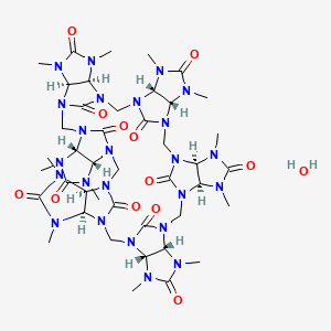 molecular formula C42H62N24O13 B6290479 Dodecamethylbambus[6]uril hydrate, bu[6] CAS No. 1227292-62-7