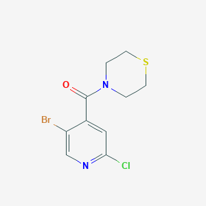(5-Bromo-2-chloropyridin-4-yl)(thiomorpholino)methanone