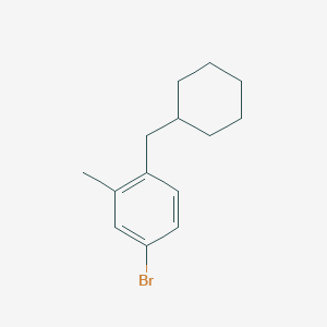 4-Bromo-1-(cyclohexylmethyl)-2-methylbenzene