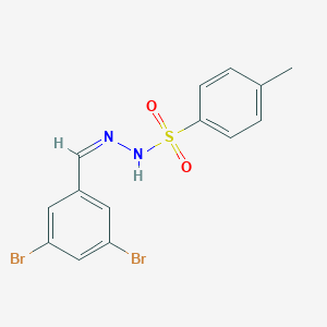 N'-(3,5-Dibromobenzylidene)-4-methylbenzenesulfonohydrazide