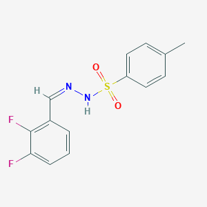 molecular formula C14H12F2N2O2S B6290656 N'-(2,3-Difluorobenzylidene)-4-methylbenzenesulfonohydrazide CAS No. 2432855-02-0