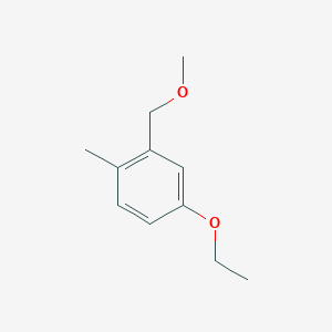 molecular formula C11H16O2 B6290698 4-Ethoxy-2-(methoxymethyl)-1-methylbenzene CAS No. 2432849-08-4