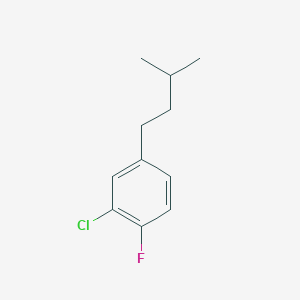 molecular formula C11H14ClF B6290700 2-Chloro-1-fluoro-4-isopentylbenzene CAS No. 2432849-01-7