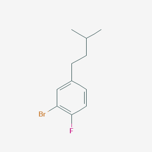 2-Bromo-1-fluoro-4-isopentylbenzene