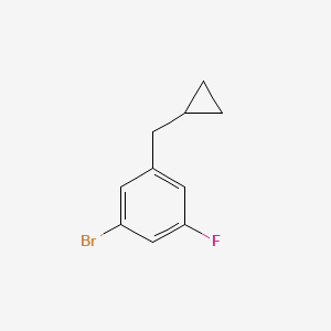 molecular formula C10H10BrF B6290792 1-Bromo-3-(cyclopropylmethyl)-5-fluorobenzene CAS No. 1369880-62-5