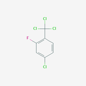 molecular formula C7H3Cl4F B062908 4-氯-2-氟-1-(三氯甲基)苯 CAS No. 179111-13-8