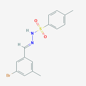 molecular formula C15H15BrN2O2S B6290802 N'-(3-Bromo-5-methylbenzylidene)-4-methylbenzenesulfonohydrazide CAS No. 2432855-03-1