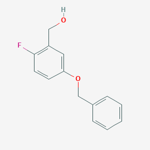 molecular formula C14H13FO2 B6290807 (5-(Benzyloxy)-2-fluorophenyl)methanol CAS No. 459215-46-4