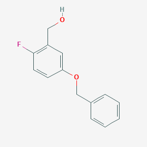 (5-(Benzyloxy)-2-fluorophenyl)methanol