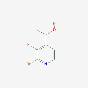 molecular formula C7H7BrFNO B6290816 1-(2-Bromo-3-fluoropyridin-4-yl)ethanol CAS No. 2432849-05-1