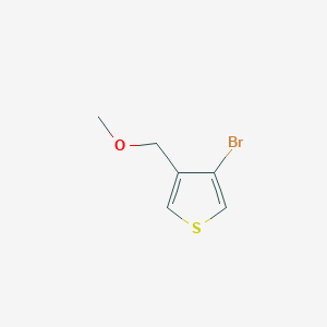 molecular formula C6H7BrOS B6290829 3-Bromo-4-(methoxymethyl)thiophene CAS No. 2432848-81-0