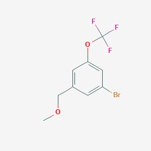 molecular formula C9H8BrF3O2 B6290873 1-Bromo-3-(methoxymethyl)-5-(trifluoromethoxy)benzene CAS No. 2432848-71-8