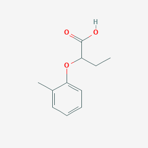 molecular formula C11H14O3 B062909 2-(2-Methylphenoxy)butanoic acid CAS No. 161790-50-7