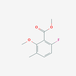 molecular formula C10H11FO3 B6290901 Methyl 6-fluoro-2-methoxy-3-methylbenzoate CAS No. 2113509-16-1