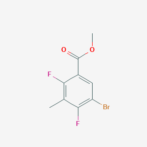molecular formula C9H7BrF2O2 B6290908 Methyl 5-bromo-2,4-difluoro-3-methylbenzoate CAS No. 2432849-13-1