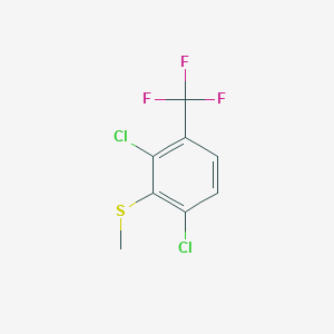 molecular formula C8H5Cl2F3S B6290919 (2,6-Dichloro-3-(trifluoromethyl)phenyl)(methyl)sulfane CAS No. 2432848-60-5