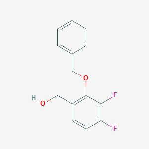 molecular formula C14H12F2O2 B6291007 (2-(Benzyloxy)-3,4-difluorophenyl)methanol CAS No. 2156187-89-0