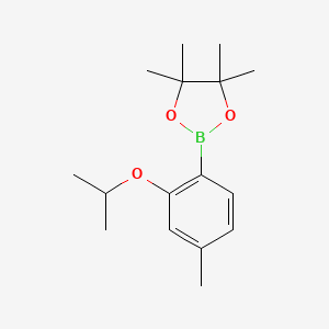 molecular formula C16H25BO3 B6291040 2-Isopropoxy-4-methylphenylboronic acid pinacol ester CAS No. 2246710-01-8