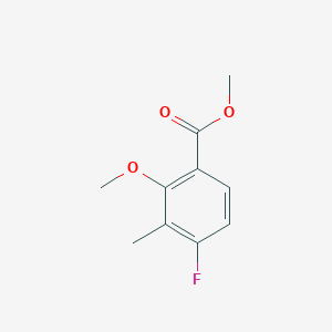 molecular formula C10H11FO3 B6291046 Methyl 4-fluoro-2-methoxy-3-methylbenzoate CAS No. 2112758-14-0