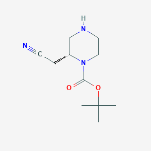 tert-butyl (2R)-2-(cyanomethyl)piperazine-1-carboxylate