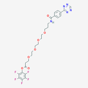 molecular formula C27H28F5N5O7 B6291106 H-Tz-PEG4-PFP CAS No. 2565807-55-6