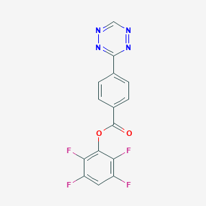 molecular formula C15H6F4N4O2 B6291113 H-Tz-TFP CAS No. 2565805-29-8