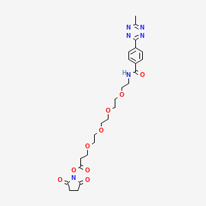 molecular formula C25H32N6O9 B6291126 Me-Tz-PEG4-NHS CAS No. 2565807-75-0