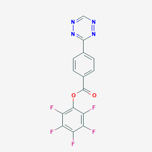molecular formula C15H5F5N4O2 B6291142 H-Tz-PFP, 95% CAS No. 2565819-53-4