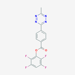 molecular formula C16H8F4N4O2 B6291146 Me-Tz-TFP CAS No. 2565806-24-6