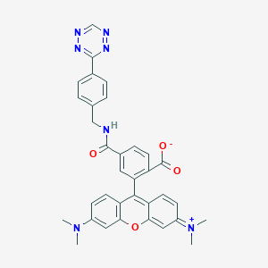molecular formula C34H29N7O4 B6291147 TAMRA tetrazine CAS No. 1621096-76-1