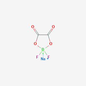 molecular formula C2BF2NaO4 B6291181 Sodium difluoro(oxalato)borate, 95% CAS No. 1016545-84-8