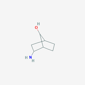 molecular formula C7H13NO B062912 2-Aminobicyclo[2.2.1]heptan-7-ol CAS No. 174600-69-2