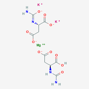 molecular formula C10H12K2MgN4O10 B6291207 Carbamoyl-Asp-OH magnesium salt/Carbamoyl-Asp-OH dipotassium salt (1:1) CAS No. 16649-78-8