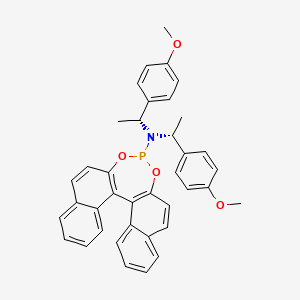 (11bR)-N,N-bis[(1R)-1-(4-Methoxyphenyl)ethyl]-dinaphtho[2,1-d:1',2'-f][1,3,2]dioxaphosphepin-4-amine