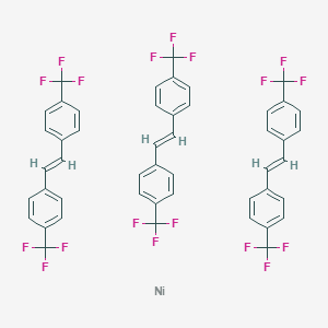 Tris[4,4'-bis(trifluoromethyl)stilbene]-nickel(0), 95%