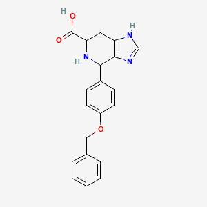 4-[4-(Benzyloxy)phenyl]-3H,4H,5H,6H,7H-imidazo[4,5-c]pyridine-6-carboxylic acid