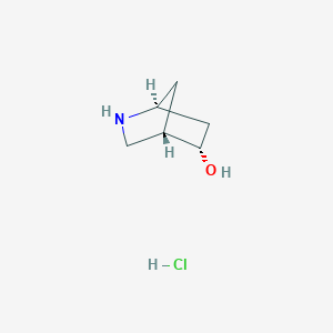molecular formula C6H12ClNO B6291342 endo-2-Azabicyclo[2.2.1]heptan-5-ol hydrochloride CAS No. 2230912-20-4