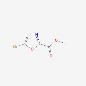 molecular formula C5H4BrNO3 B6291425 5-Bromo-2-oxazolecarboxylic acid methyl ester CAS No. 2385363-22-2