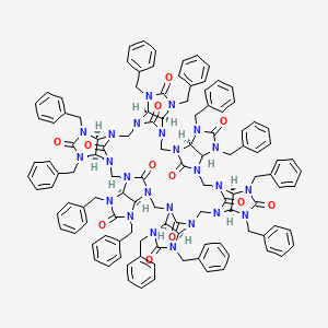 molecular formula C114H108N24O12 B6291447 Dodecabenzylbambus[6]uril, bn-bu[6] CAS No. 1308315-95-8