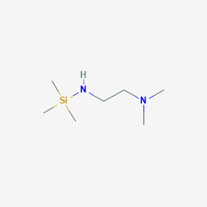 molecular formula C7H20N2Si B6291601 N-(Trimethylsilyl)-N-(2-dimethylaminoethyl)amine CAS No. 147919-42-4