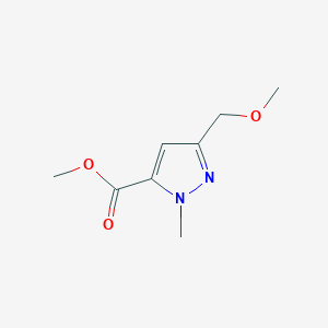5-Methoxymethyl-2-methyl-2H-pyrazole-3-carboxylic acid methyl ester, 95%