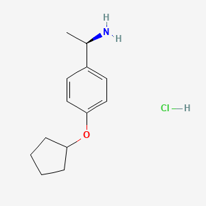 (R)-1-(4-(Cyclopentyloxy)phenyl)ethanamine hydrochloride