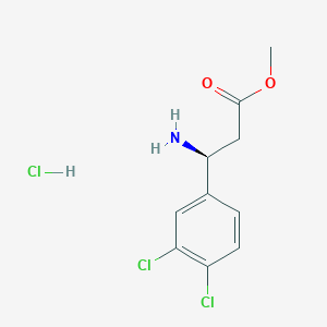 (S)-Methyl 3-amino-3-(3,4-dichlorophenyl)propanoate hydrochloride