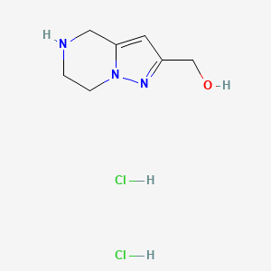 4,5,6,7-Tetrahydropyrazolo[1,5-a]pyrazin-2-ylmethanol dihydrochloride, 95%