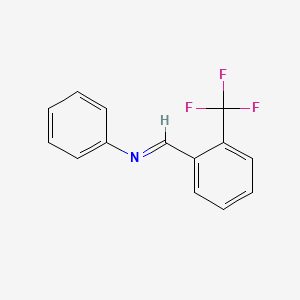 N-[(2-(Trifluoromethyl)phenyl]methylene]aniline