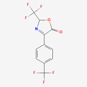 2-(Trifluoromethyl)-4-[4-(trifluoromethyl)phenyl]-5(2H)-oxazolone