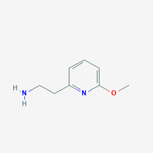 molecular formula C8H12N2O B062918 2-(6-甲氧基吡啶-2-基)乙胺 CAS No. 194658-15-6