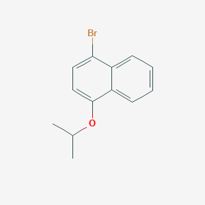 molecular formula C13H13BrO B6291805 1-Bromo-4-isopropoxynaphthalene CAS No. 185310-23-0