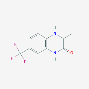 3-Methyl-7-(trifluoromethyl)-3,4-dihydro-1H-quinoxalin-2-one